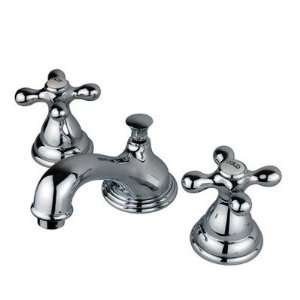 Elements of Design ES556 Widespread Bathroom Faucet with Metal Cross 