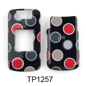  Blackberry Pearl 8220 New Polka Dots on Black Hard Case 