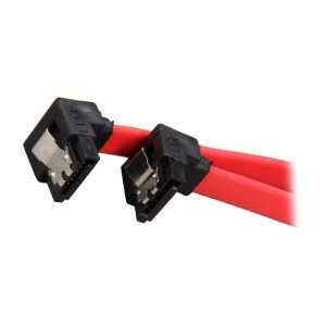 Rosewill 18 SATA III Red Flat Cable w/ Locking Latch, Supports 6 Gbps 