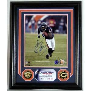  Chicago Bears BERNARD BERRIAN AUTOGRAPHED PHOTOMINT with 2 