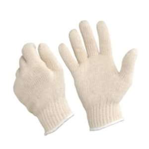  Tough 1 Poly Cotton Roping Gloves White