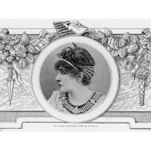  The French Actress, Sarah Bernhardt in the Role of 