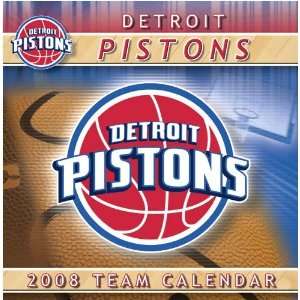  Detroit Pistons 2008 Desk Calendar