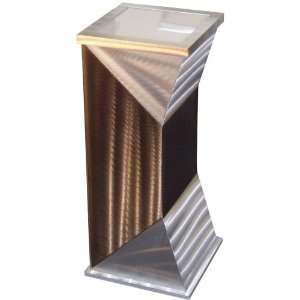  Rootbeer Float Finish Lit Pedestal