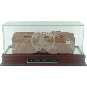  Fenway Park Brick with Deluxe Glass Display Case and 