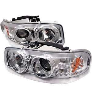 Spyder PRO YD CDE00 HL C Chrome Projector Headlights Assembly (Sold in 