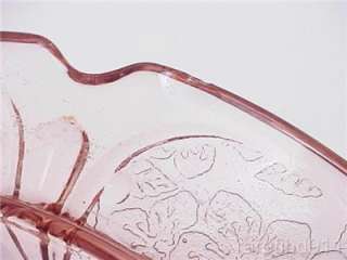 PINK Depression Glass CHERRY BLOSSOM BUTTER DISH and COVER  