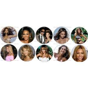 Set of 10 BEYONCE Knowles Pinback Buttons 1.25 Pins Destinys Child