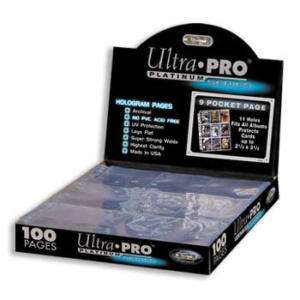 100 ULTRA PRO 1 POCKET PAGES (For Mags & 8x10s)  