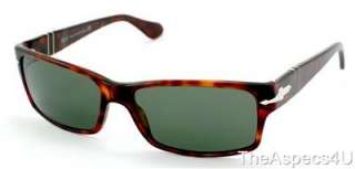 NWT PERSOL 2803s 24/31 TORTOISE GREEN SIZE 55 AUTHENTIC AND NEW  