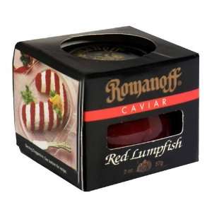 Romanoff, Caviar Lumpfish Red, 2 Ounce (6 Pack)  Grocery 