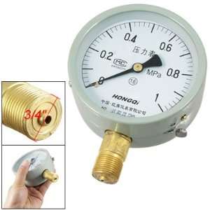   Hand Round Dial 0 1 Mpa Air Water Pressure Gauge
