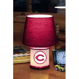  CINCINNATI REDS Team Logo 12 Tall DUAL LIT ACCENT LAMP 