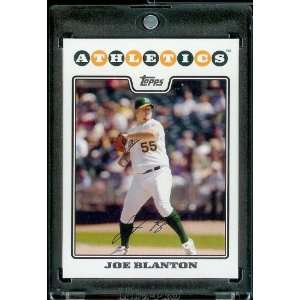 2008 Topps # 436 Joe Blanton   Oakland Athletics   MLB Baseball 