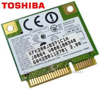 V000180340 NEW TOSHIBA WIRELESS CARD B/G C645 SERIES  