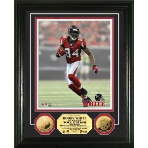   Falcons Roddy White 24KT Gold Coin Photomint