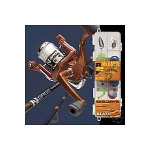 Spinning Rod/Reel Combo with Tackle Box and Fishing Kit  