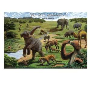  Ice Age Mammals Placemat   M. Ruskin (21950 3)