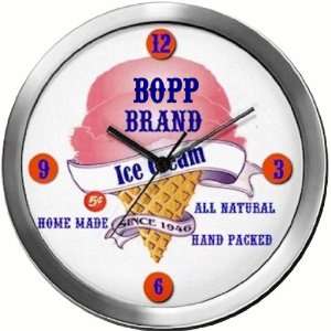  BOPP 14 Inch Ice Cream Metal Clock Quartz Movement 