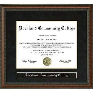 Rockland Community College Diploma Frame Sports 