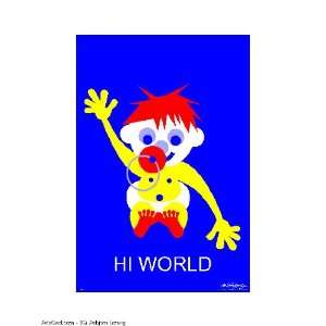  Poster Print Asbjorn Lonvig   24x32 inches   Hi World 