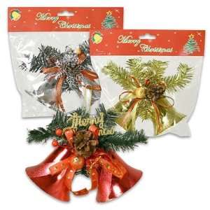 Bell Ornament Pine With Cone Case Pack 48 