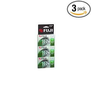  Fuji HI8PK 3 Pack of 120 Min Hi 8 Tapes