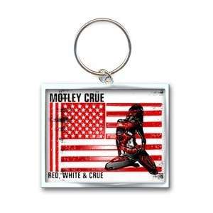  Rock Off   Motley Crue porte clés métal Red White & Crue 