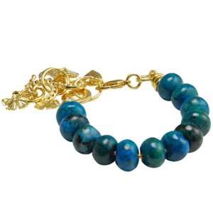  Jewelry Handcrafted By Calinana. Teal Turquoise Bracelet 