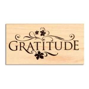  Inkadinkado Wood Mounted Rubber Stamp Gratitude By The 