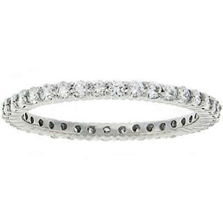   GENUINE Diamond Eternity Wedding Stackable Guard Ring Band  