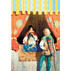  Robin Hood and Maid Marian 12x18 Giclee on canvas