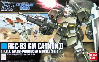 GUNDAM RGC 83 GM CANNON II 1/144 kit   Bandai HGUC 125  