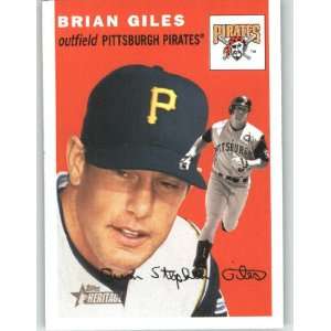  2003 Topps Heritage #6 Brian Giles New Logo   Pittsburgh 