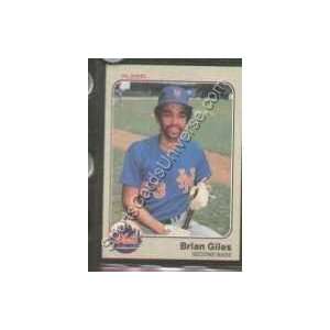  1983 Fleer Regular #544 Brian Giles, New York Mets 