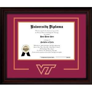   Images VA999SD Virginia Tech Spirit Diploma Frame