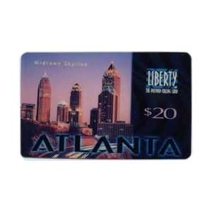   Phone Card $20. Atlanta Georgia Midtown Skyline 