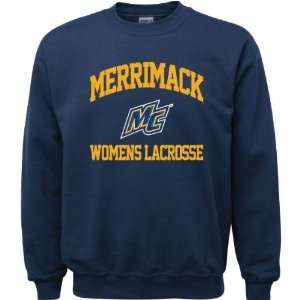  Merrimack Warriors Navy Youth Womens Lacrosse Arch 