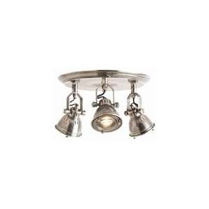  Trace 3L Vintage SIlver Flush Mount Fixture by Arteriors 