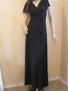 THE LIMITED Womens Long Maxi Event Dress Black XS  