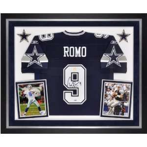  Tony Romo Dallas Cowboys Framed Autographed Reebok 