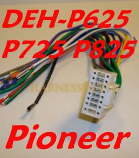 PIONEER Wire Harness DEH P725 P825 P625 635 58 68 prw  