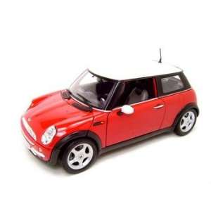  Mini Cooper Red Diecast Model 118 Die Cast Car Toys 