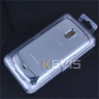   Plastic & Metal Cover Case Samsung Google Galaxy Nexus GT I9250 Silv
