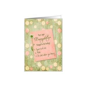  daughter, birthday, pink polka dot Card Toys & Games