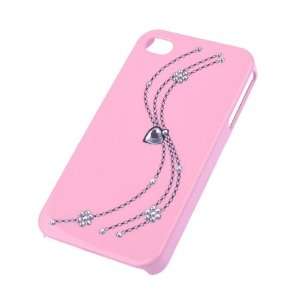  Light Pink With Diamond Design Hard Case Cover For Apple 