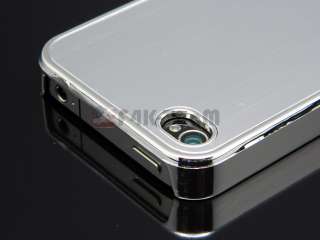 Deluxe Steel Aluminum Metal Hard Case for iPhone 4/4S