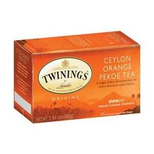  Twinings Ceylon Orange Pekoe Tea, Tea Bags, 20 Count Boxes 