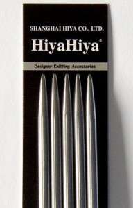 HiyaHiya 6 Stainless Steel DP Knitting Needles  