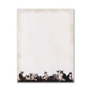  Masterpiece Kitty Cats Letterhead   8.5 x 11   25 Sheets 